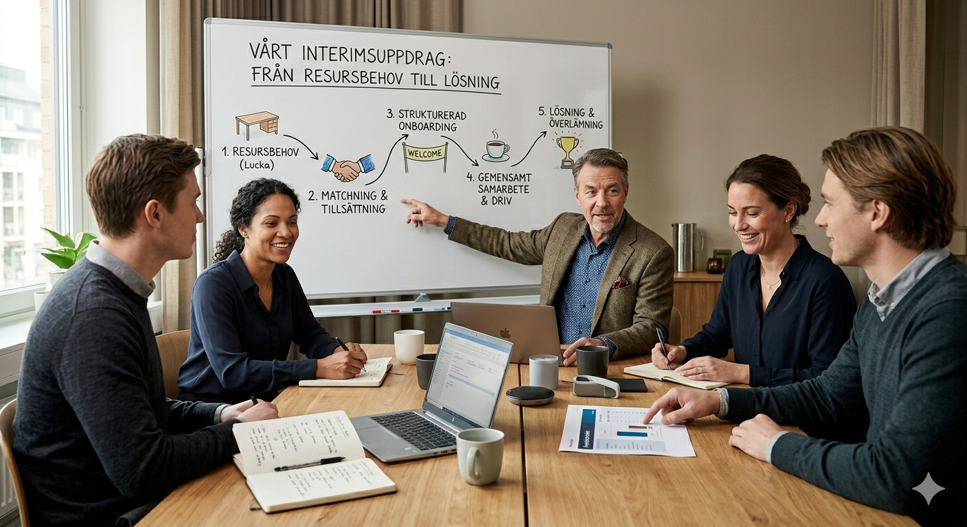 Från lucka till lösning; Så får du ett lyckat samarbete med interimskonsulten